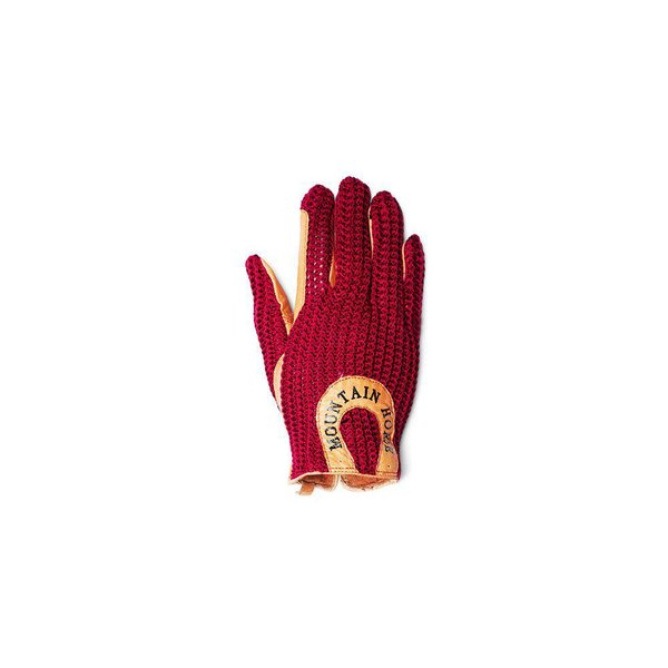 Reithandschuhe Crochet Glove Mountain Horse royal red Erwachsene