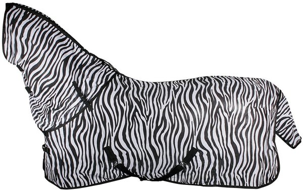 Fliegendecke Zebra mit abnehmbarem Halsteil Harrys Horse