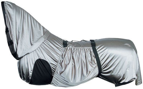 Ekzemerdecke mit UV-Filter Harrys Horse grau 85 - 165cm